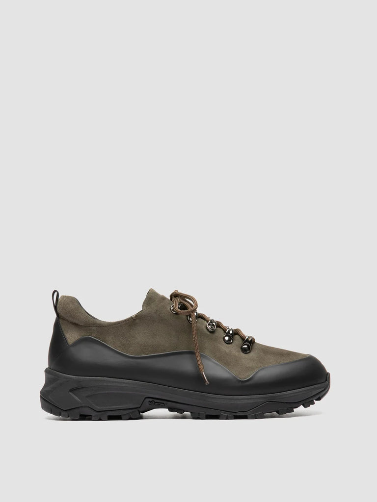 ITINERE 001 - Scarpe Derby in Pelle Verde