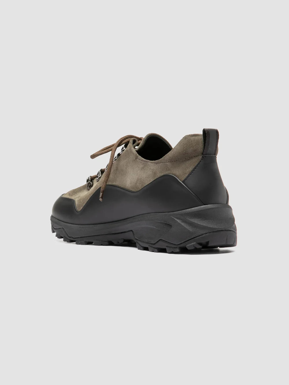ITINERE 001 - Scarpe Derby in Pelle Verde - image 4,side view