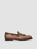 IVIES 002 - Light Brown Suede Tassel Loafers - thumb image 1,side view