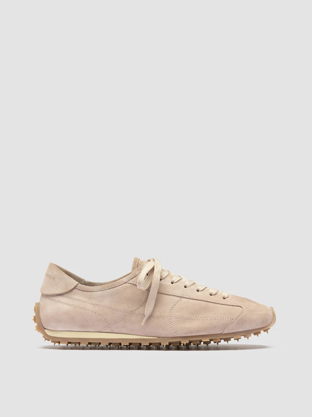 JARRED 001 - Beige Suede Low-Top Sneakers - image 1,side view