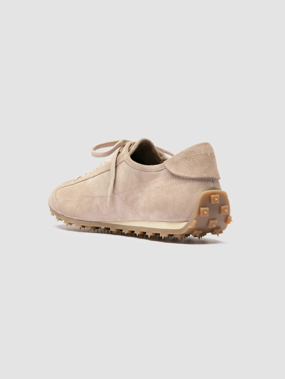 JARRED 001 - Beige Suede Low-Top Sneakers - image 4,side view