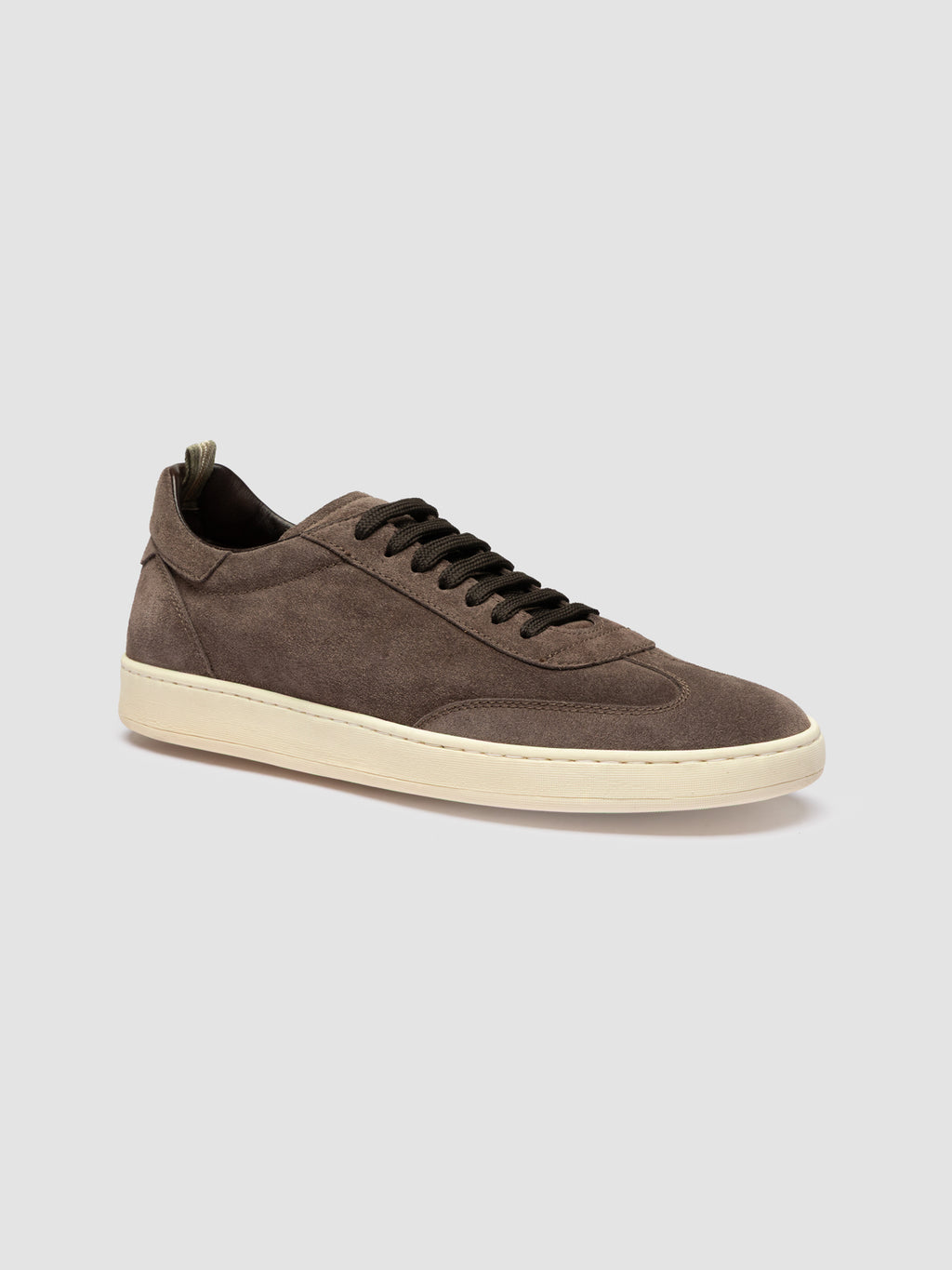 KAFKA 002 - Taupe Suede Low Top Sneakers - image 3,side view