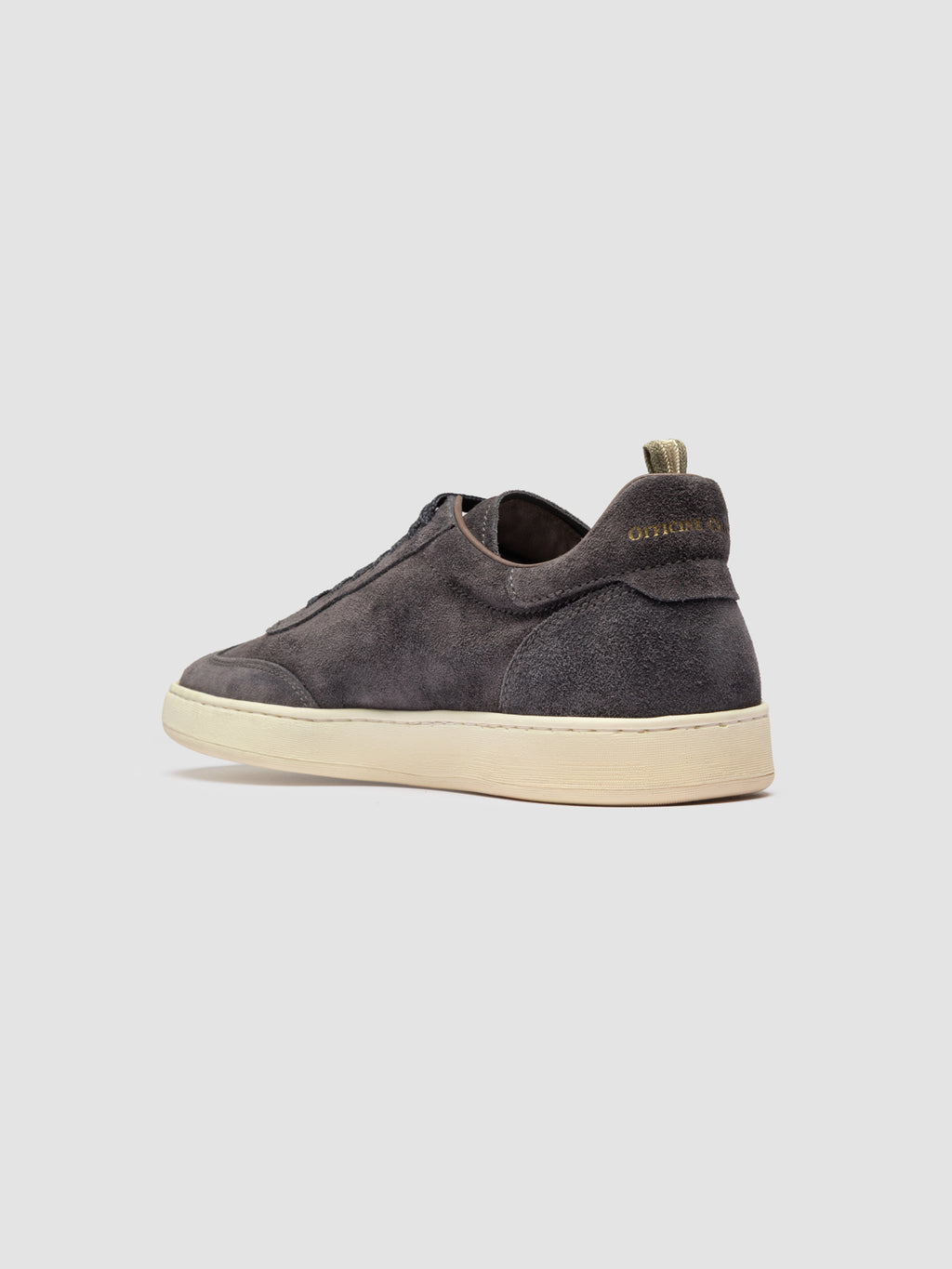 KAFKA 002 - Blue Suede Low Top Sneakers - image 4,side view