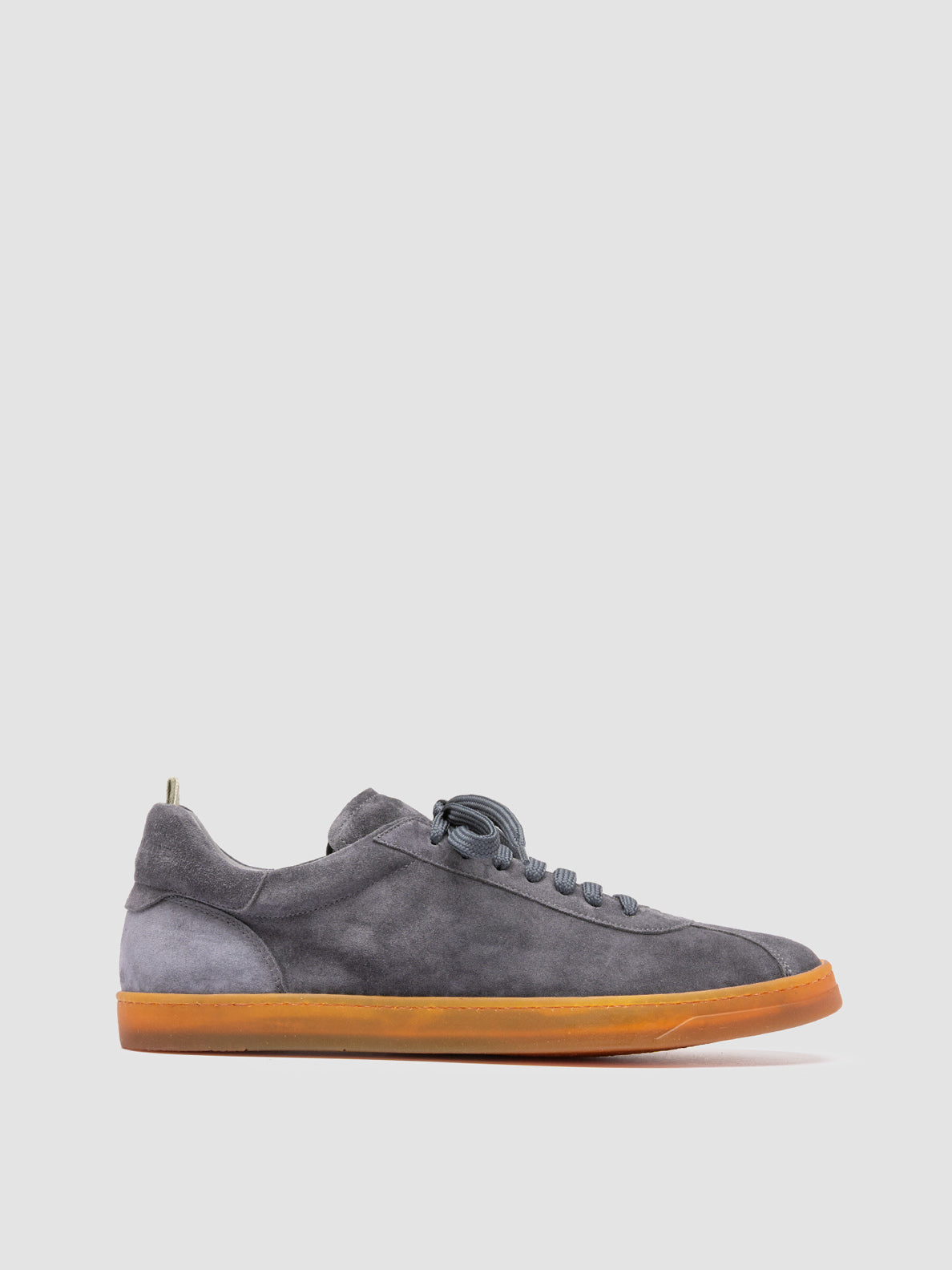 Officine Creative KARMA 015 Sneakers Basse in Pelle Scamosciata Grigia