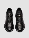 KASBA 003 - Sneaker Basse in Pelle Nera - thumb image 2,side view