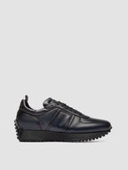 KASBA 003 - Sneaker Basse in Pelle Blu