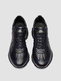 KASBA 003 - Sneaker Basse in Pelle Blu - thumb image 2,side view