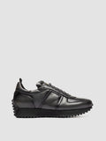 KASBA 003 - Sneaker Basse in Pelle Grigia - thumb image 1,side view