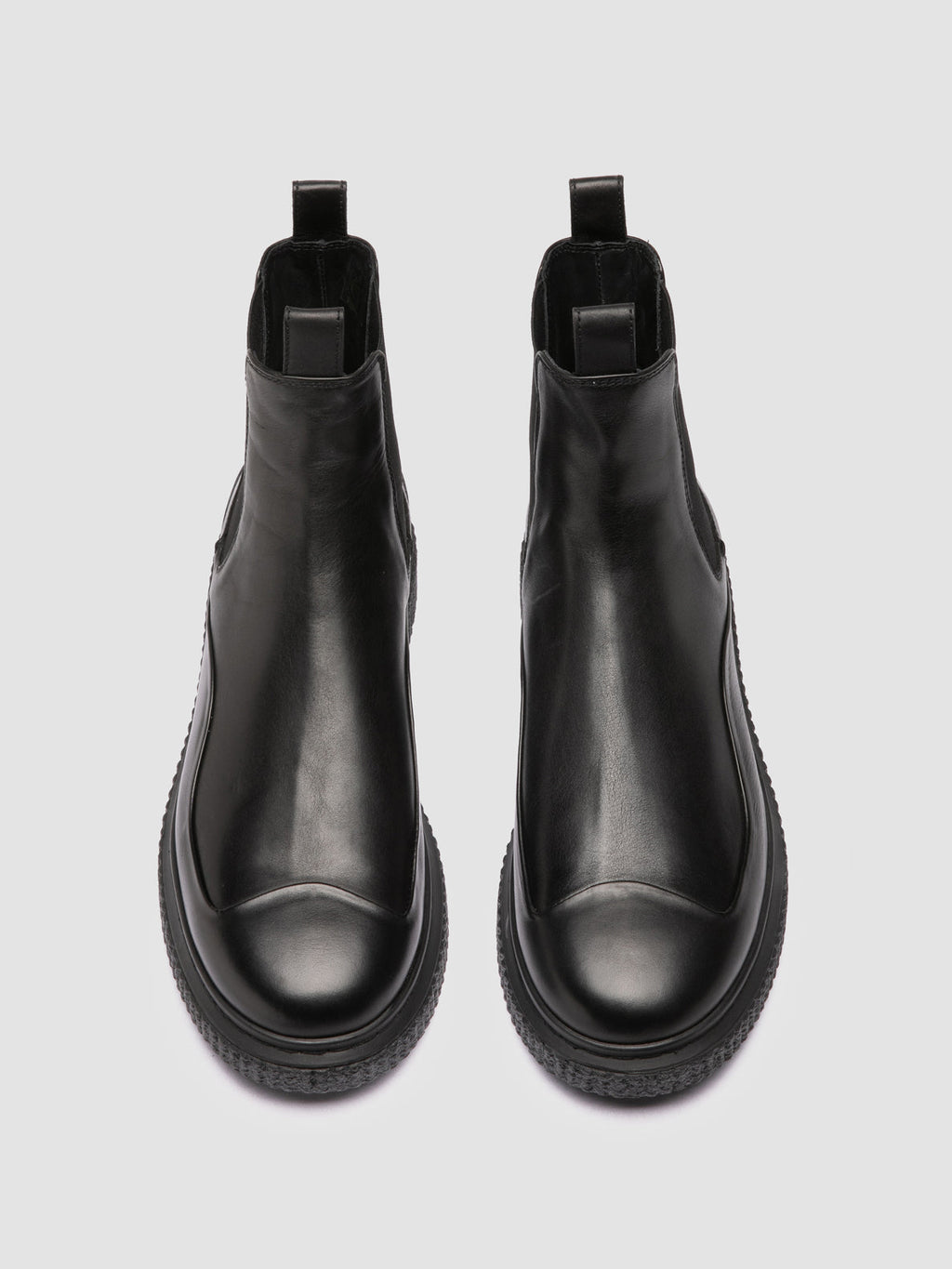 KRACE 019 - Black Leather Sneakers