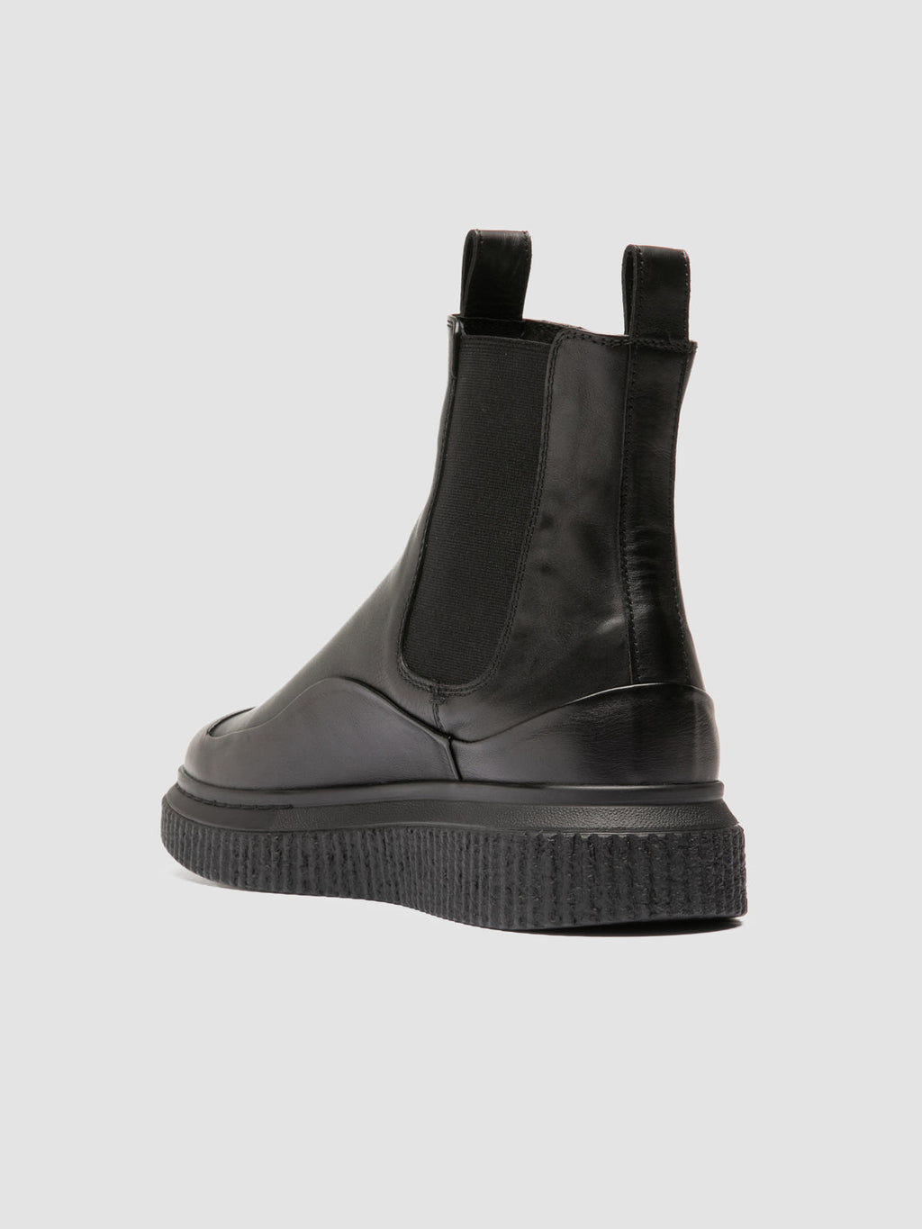 KRACE 019 - Black Leather Sneakers