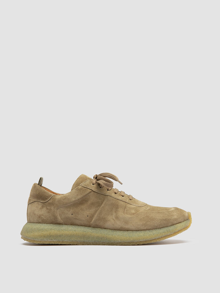 LEGEND 001 - Sneakers Basse in Pelle Scamosciata Marrone 
