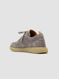 LEGEND 001 - Sneaker Basse in Pelle Scamosciata Grigia