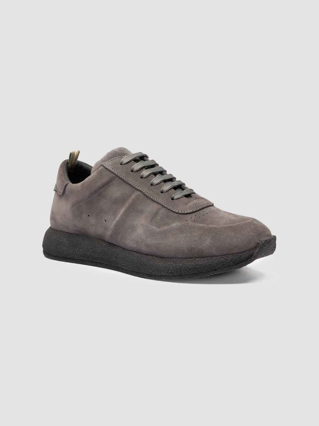 LEGEND 001 - Grey Suede Sneakers - image 3,side view