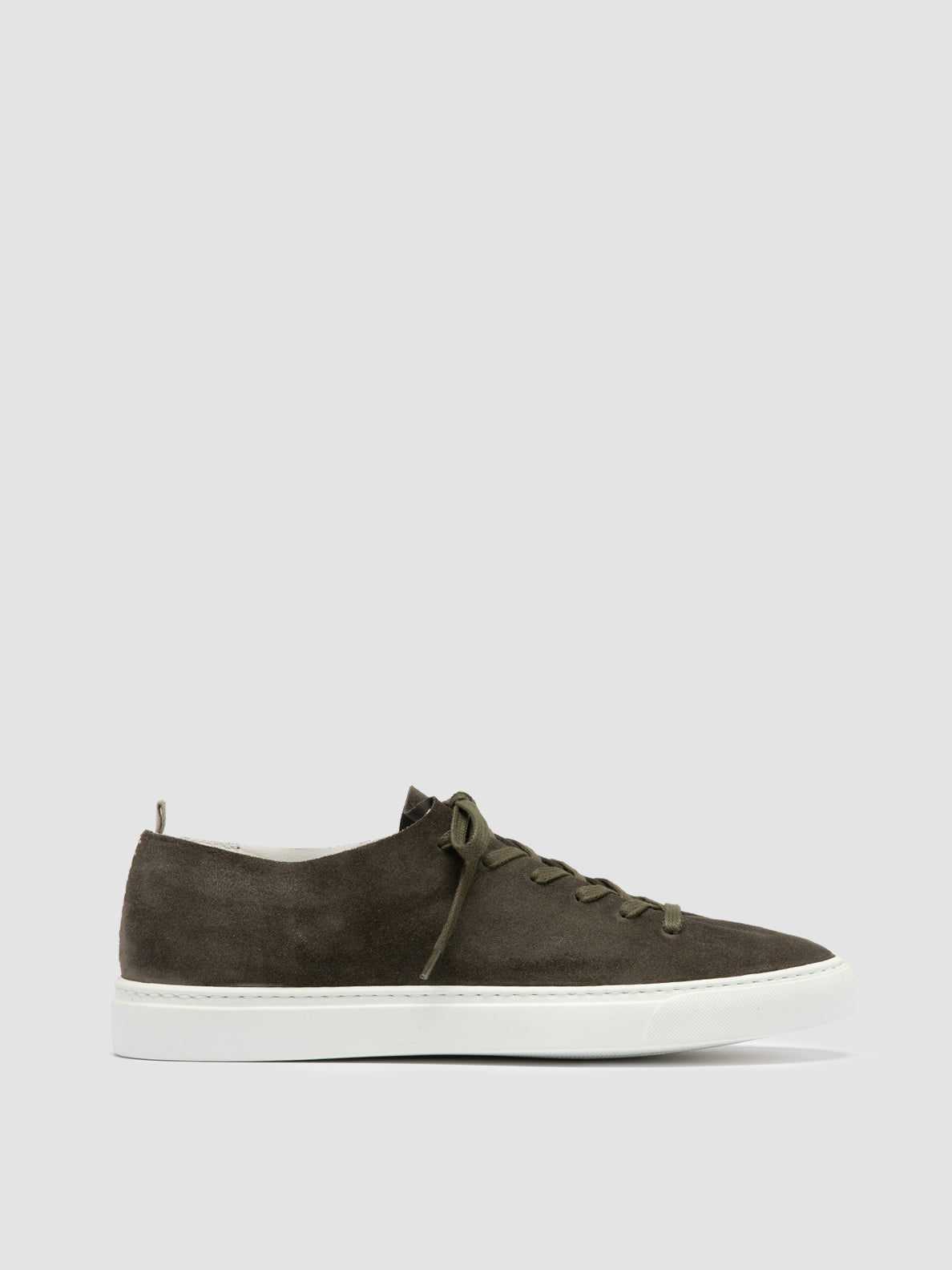 Officine Creative LEGGERA 001 Sneakers Basse in Pelle Scamosciata Verde