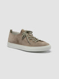 LEGGERA 001 - Taupe Suede Low Top Sneakers Men Officine Creative - 3