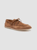 LOVE 001 - Brown Suede Boat Shoes - thumb image 3,side view