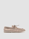 LOVE 001 - Taupe Suede Boat Shoes - thumb image 1,side view