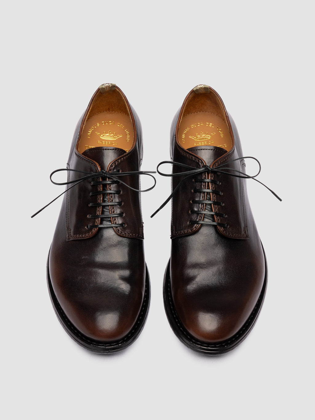 MAVIC 001 - Scarpe Derby in Pelle Nera - image 2,side view