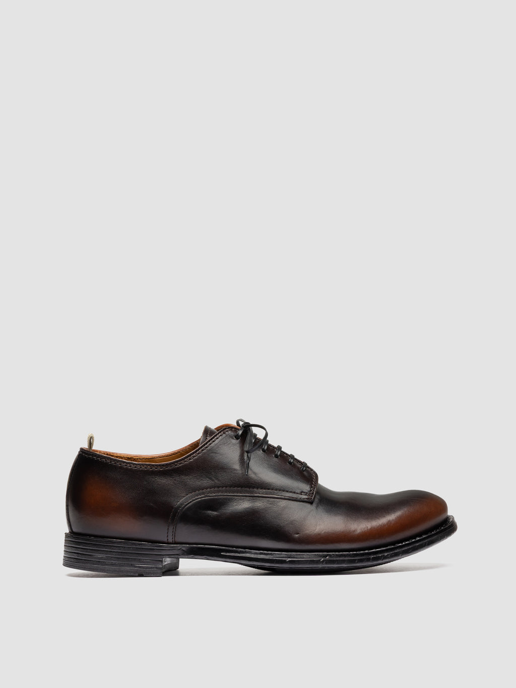 MAVIC 001 - Scarpe Derby in Pelle Marrone - image 1,side view