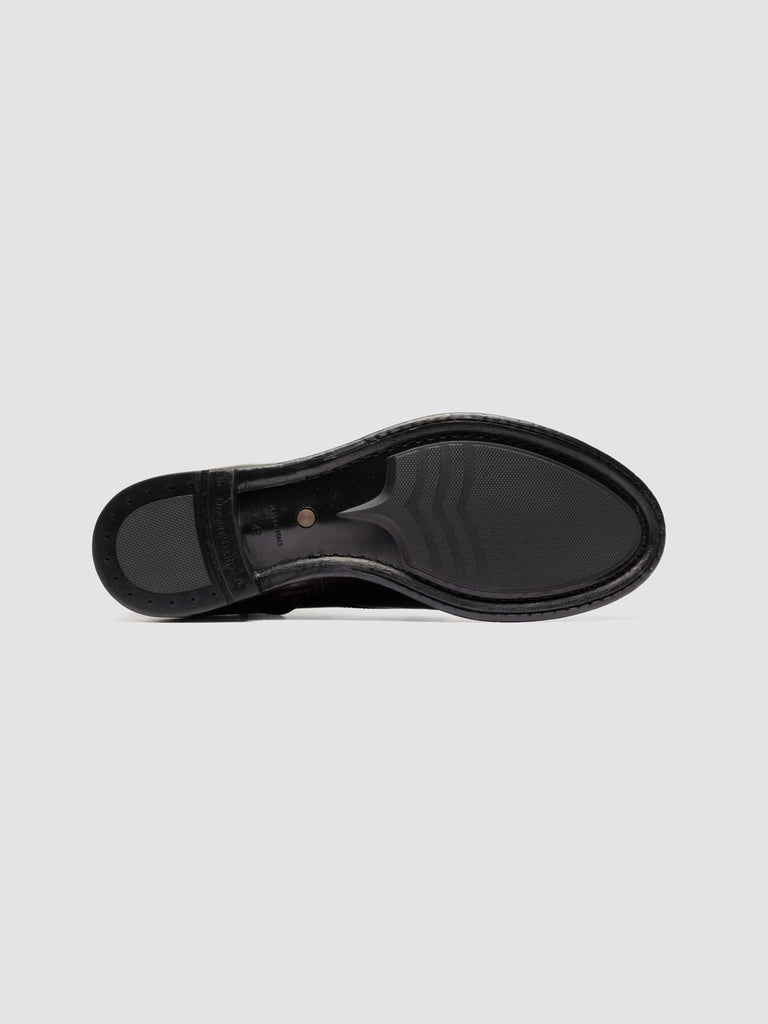 MAVIC 006 - Stivali Stringati in Pelle Marrone