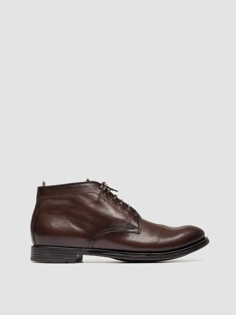 MAVIC 072 - Brown Leather Lace Up Boots