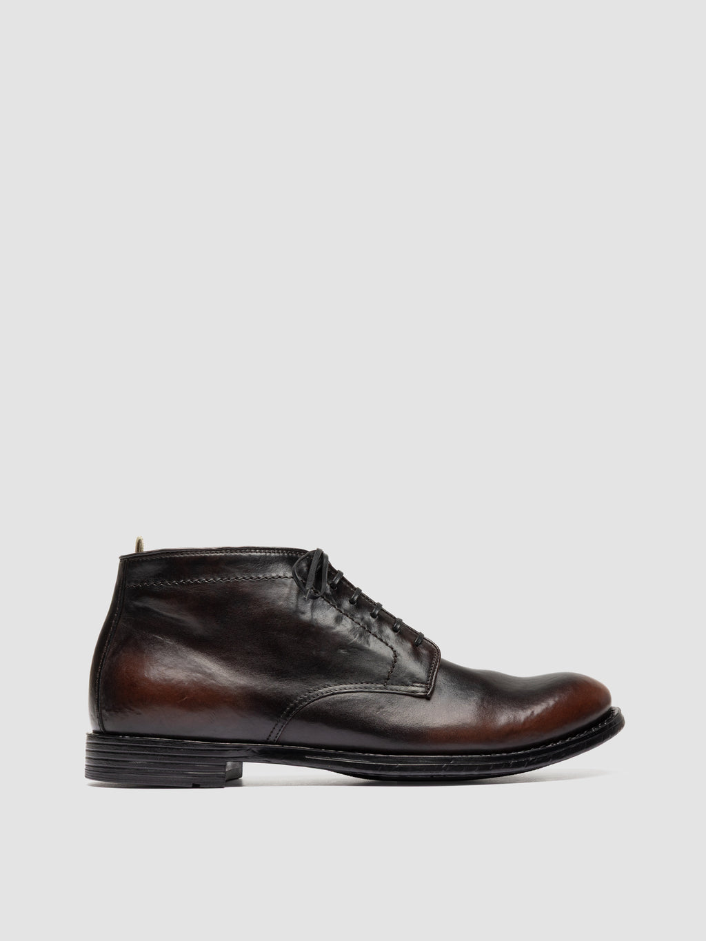 MAVIC 072 - Brown Leather Lace Up Boots - image 1,side view