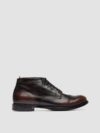 MAVIC 072 - Stivali Stringati in Pelle Marrone
