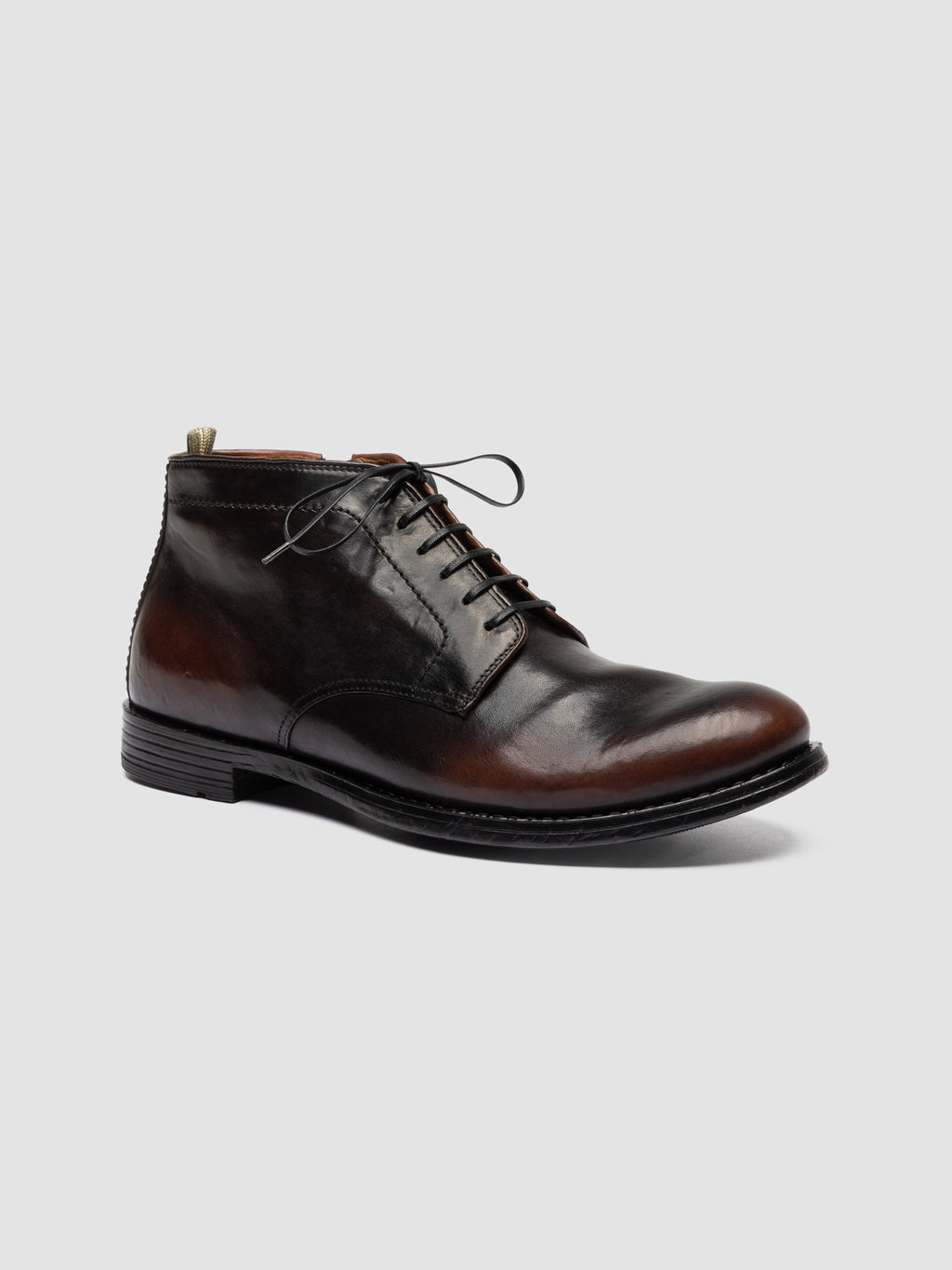 MAVIC 072 - Brown Leather Lace Up Boots - image 3,side view