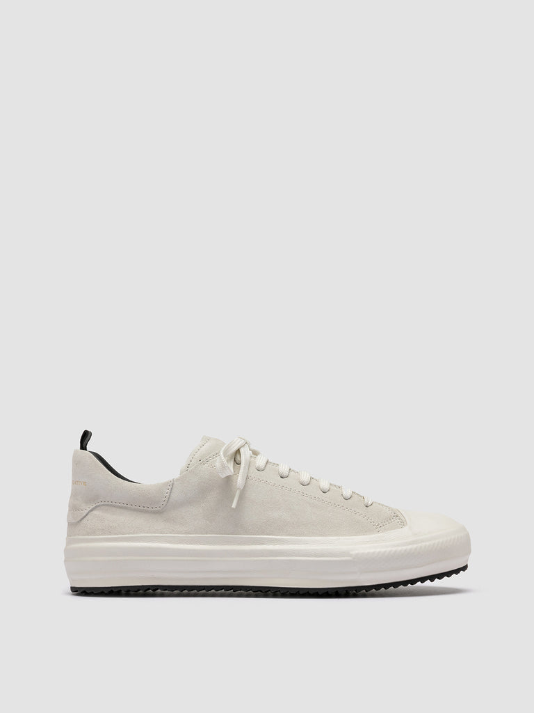 MES 009 - White Leather and Suede Low Top Sneakers Men Officine Creative - 1