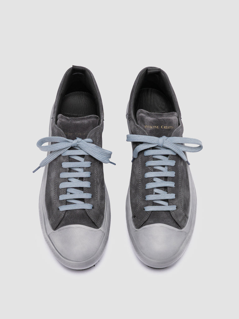 MES 009 - Grey Leather and Suede Low Top Sneakers Men Officine Creative - 2