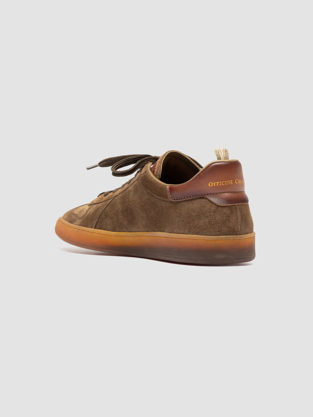 MILITIA 001 - Brown Suede Sneakers - image 4,side view