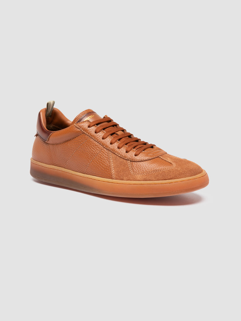 MILITIA 001 - Brown Leather Sneakers