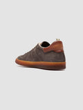 MILITIA 002 - Taupe Suede and Leather Sneakers - thumb image 4,side view
