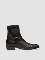 MONEGAL 002 - Stivali con Zip in Pelle Marrone
