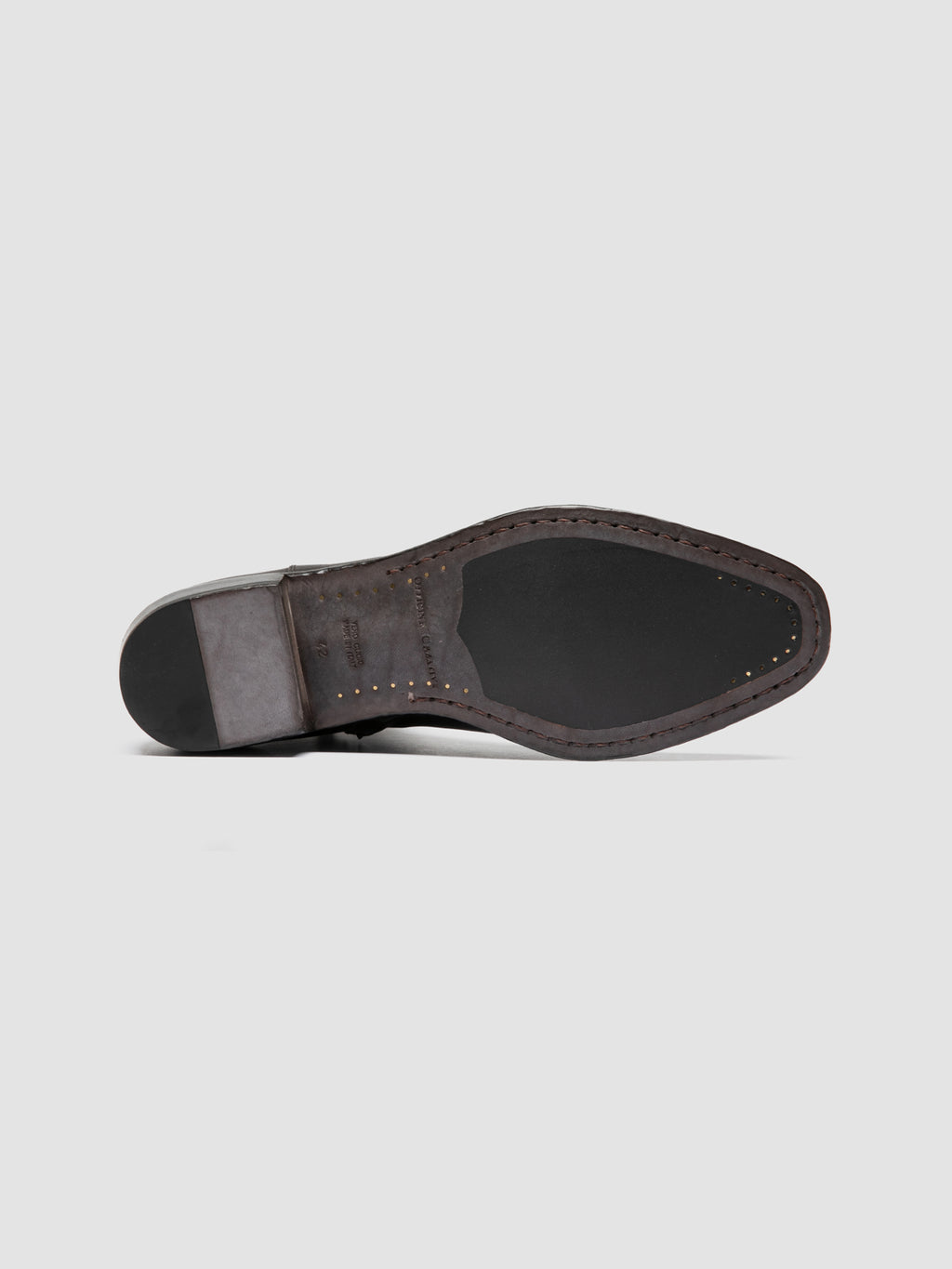 MONEGAL 002 - Stivali con Zip in Pelle Marrone - image 5,side view