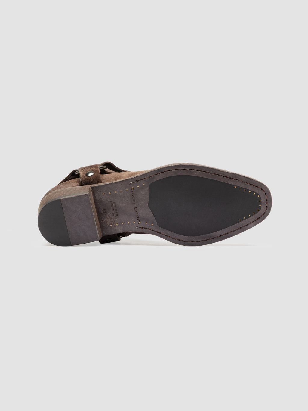 MONEGAL 004 - Brown Suede Zipped Boots - image 5,side view