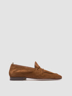 OLIVER 001 - Mocassini in Pelle Scamosciata Marrone