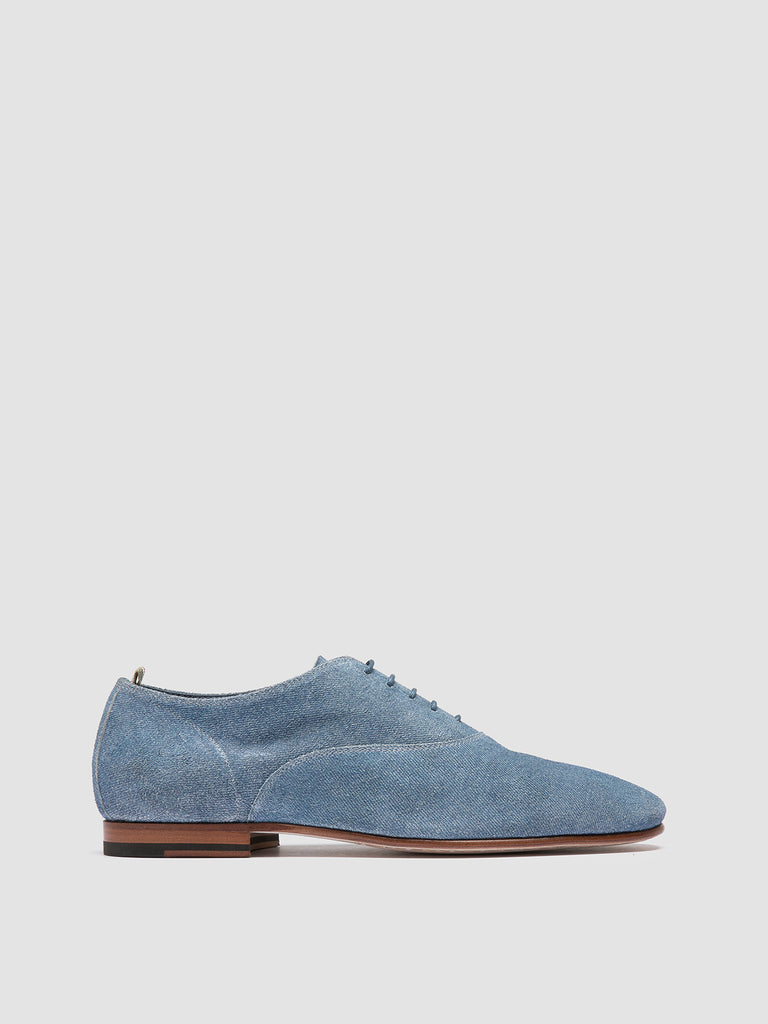 OLIVER 005 - Oxford in Pelle Scamosciata Blu