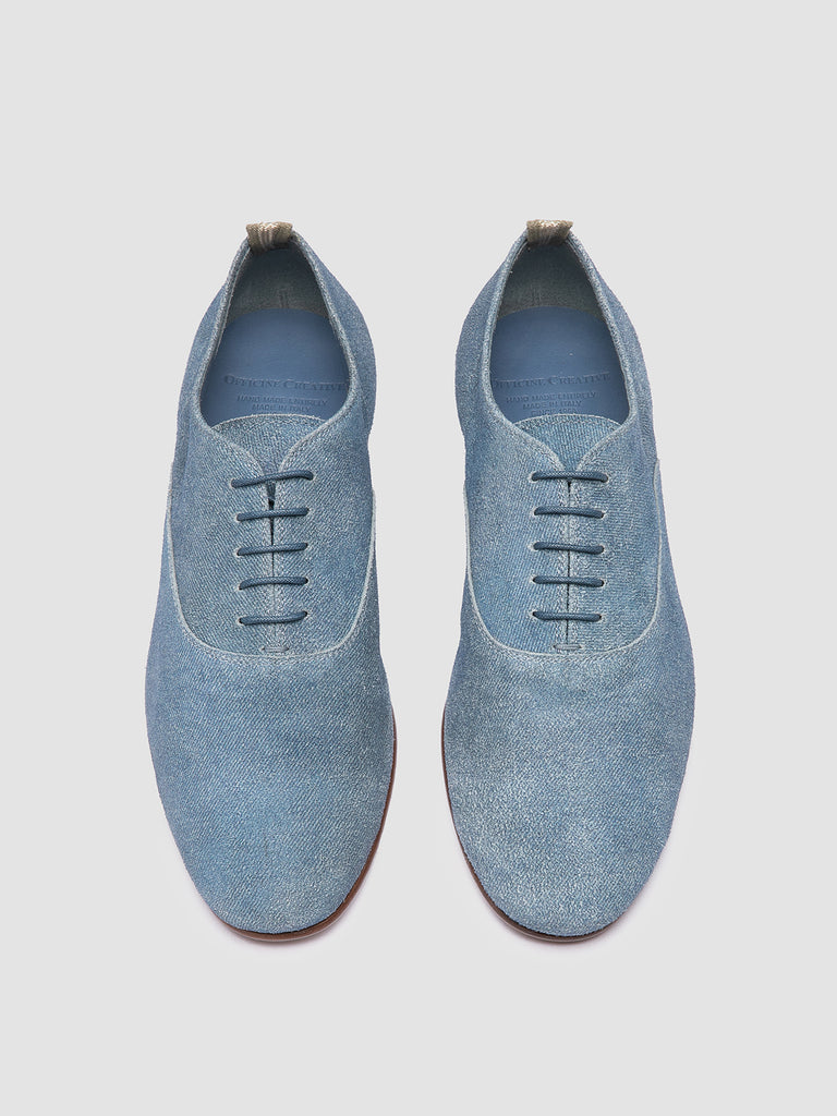 OLIVER 005 - Oxford in Pelle Scamosciata Blu