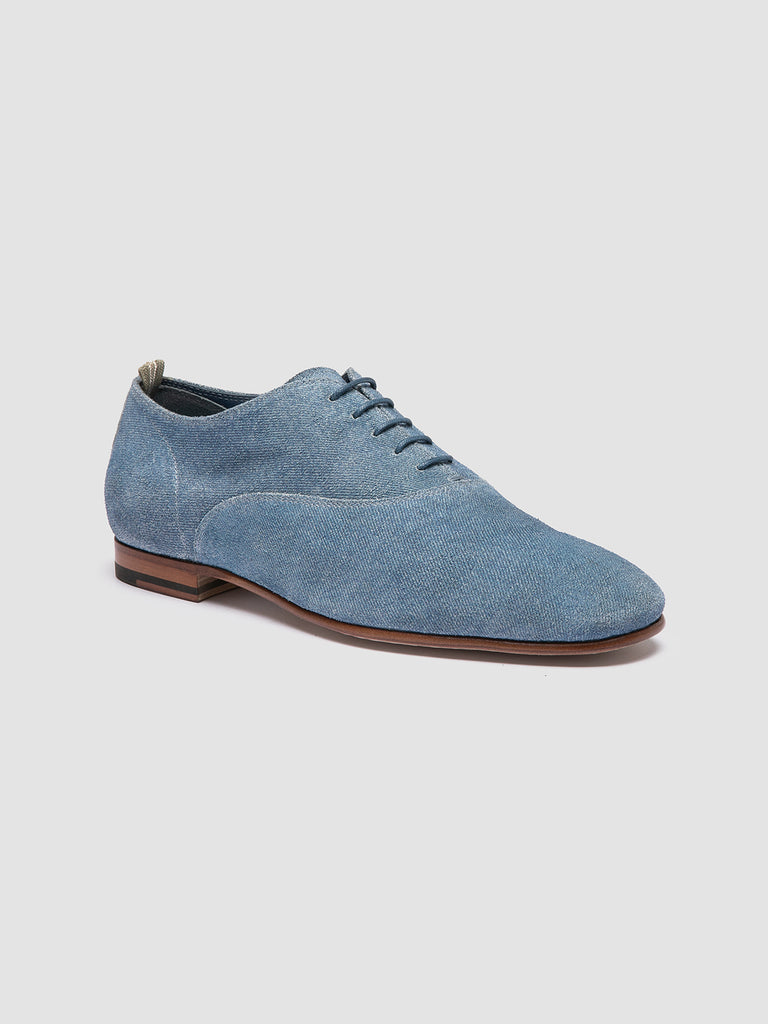 OLIVER 005 - Oxford in Pelle Scamosciata Blu