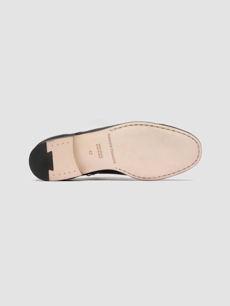 OLIVER 007 - Black Leather Derby Shoes