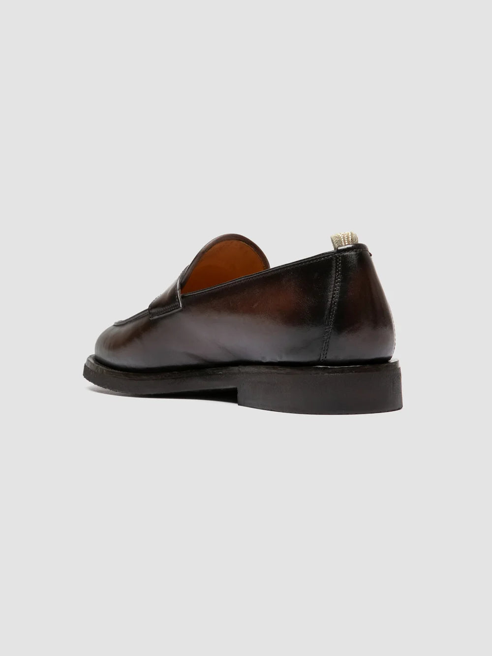 OPERA FLEXI 101 - Mocassini Penny in Pelle Marrone - image 4,side view