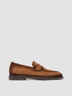 Mens Blue Suede Penny Loafers: OPERA FLEXI 101 Officine Creative - 1