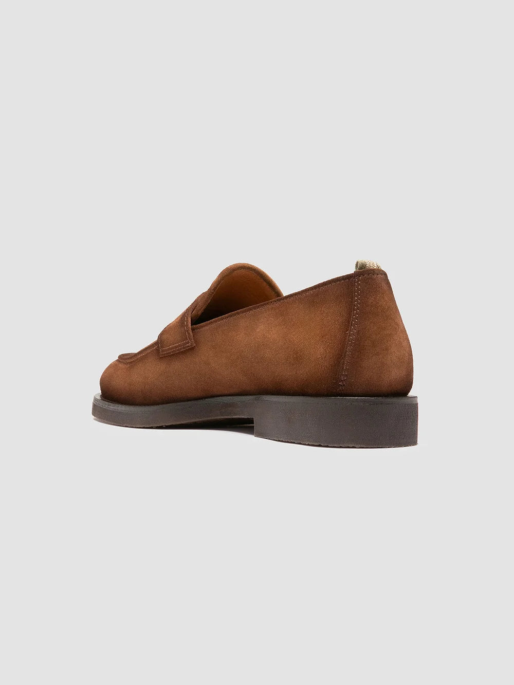 OPERA FLEXI 101 - Light Brown Suede Penny Loafers - image 4,side view
