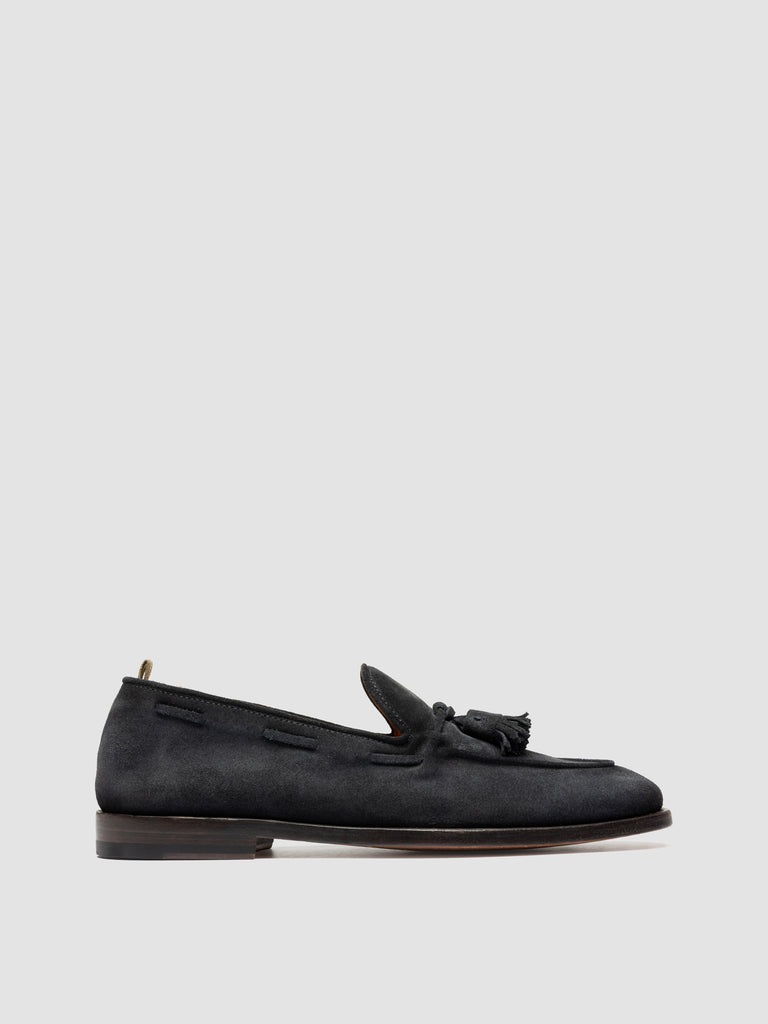 OPERA 002 - Blue Suede Tassel Loafers
