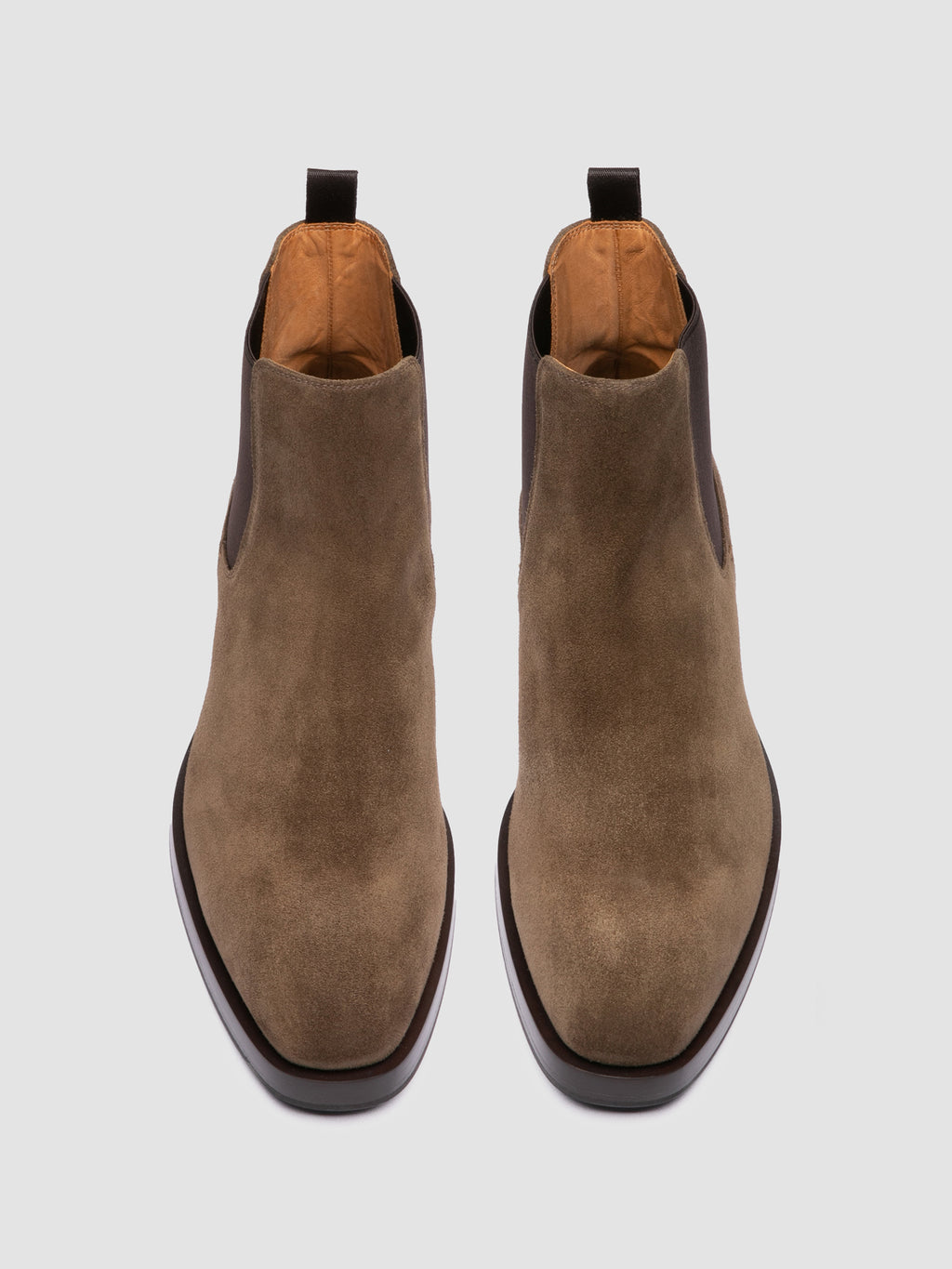 ORTEGA 003 - Brown Suede Chelsea Boots - image 2,side view