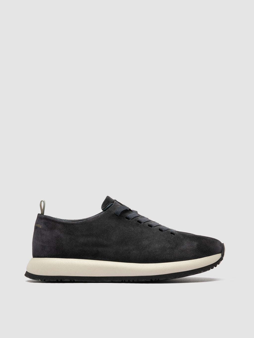 PAPEL 001 - Blue Suede Low Top Sneakers - image 1,side view