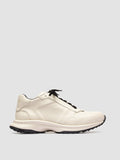 PHASE 001 - White Leather Low Top Sneakers - thumb image 1,side view