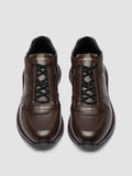 PHASE 001 - Sneaker Basse in Pelle Marrone - thumb image 2,side view