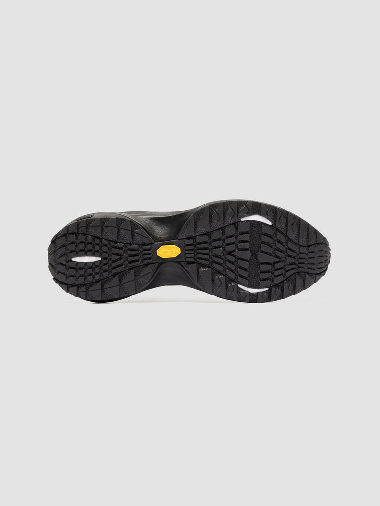 PHAS 001 - Black Leather Low Top Sneakers